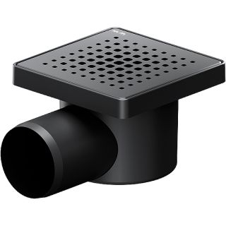 Душевой трап AM.PM PrimeFlow 10 W02BD-P11-010-01BM с Черной матовой решеткой Cut Gradient